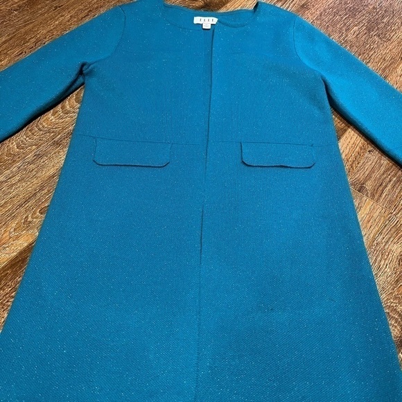 2/40$ BEAUTIFUL Elle open cardigan bleu size xs - Picture 8 of 9